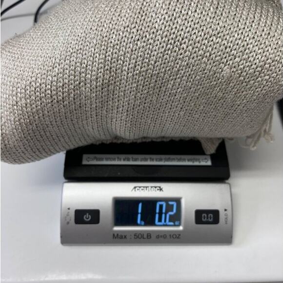 Mac & Jac Womens S Cream Fringe Cardigan - Acrylic & Nylon - Picture 9 of 9